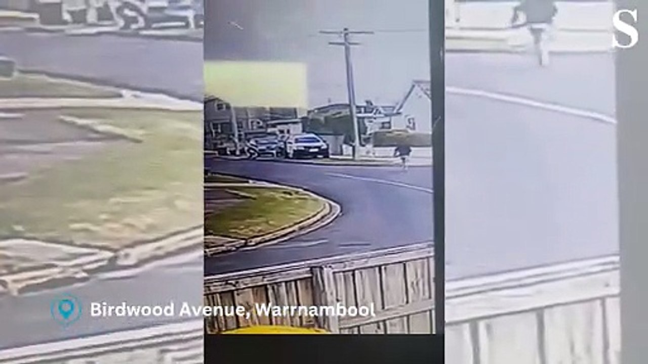 Suspicious car fire person of interest