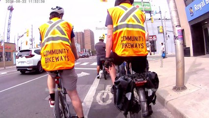 Toronto Community Bikeways group ride - Accesspoint Danforth to Don Valley Evergreen Brickworks