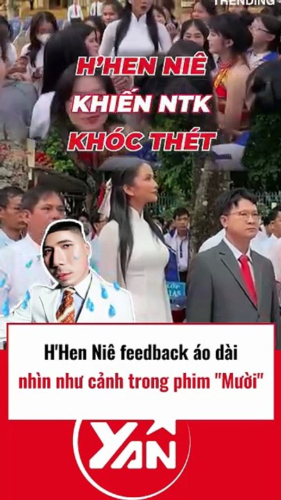 H'Hen Niê feedback về áo dài như cảnh trong phim mười