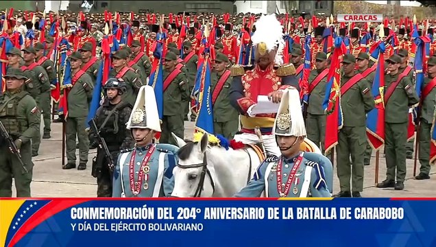 Conmemoración del 204° Aniversario de la Batalla de Carabobo y Día del Ejército Bolivariano