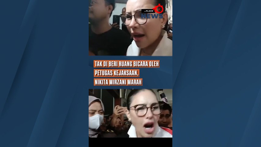Tak di Beri Ruang Bicara oleh Petugas Kejaksaan, Nikita Mirzani Marah