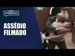 Vereador abraça colega à força na Câmara de Florianópolis | Papo Antagonista