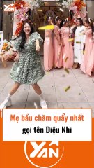 Mẹ bầu chăm quẩy nhất gọi tên Diệu Nhi
