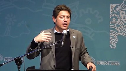 "El que grita e insulta es porque no tiene razón", dijo Kicillof