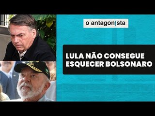 Lula voltou a criticar o ex-presidente Bolsonaro, em discurso no Palácio do Planalto