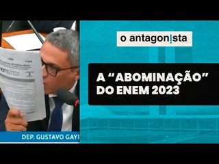 Deputado diz que filha sofrerá "punição" se tiver tirado "nota boa" no Enem deste ano