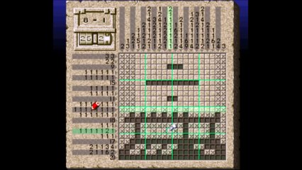 マリオのスーパーピクロス　スーパーファミコン（Mario no Super Picross　SUPER Famicom）ステージ8_3