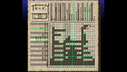 マリオのスーパーピクロス　スーパーファミコン（Mario no Super Picross　SUPER Famicom）ステージ8_2