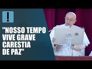 Papa condena "guerra sem sentido" na Ucrânia