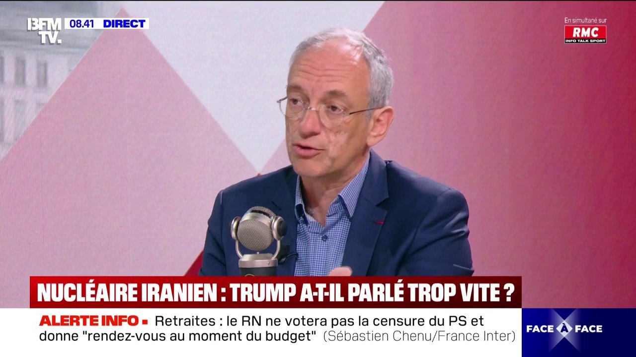 Sites nucléaires iraniens visés par les États-Unis: "On a gagné du temps et gagner du temps c'est très important sur le plan militaire et stratégique", affirme Frédéric Encel, professeur de géopolitique à Sciences Po