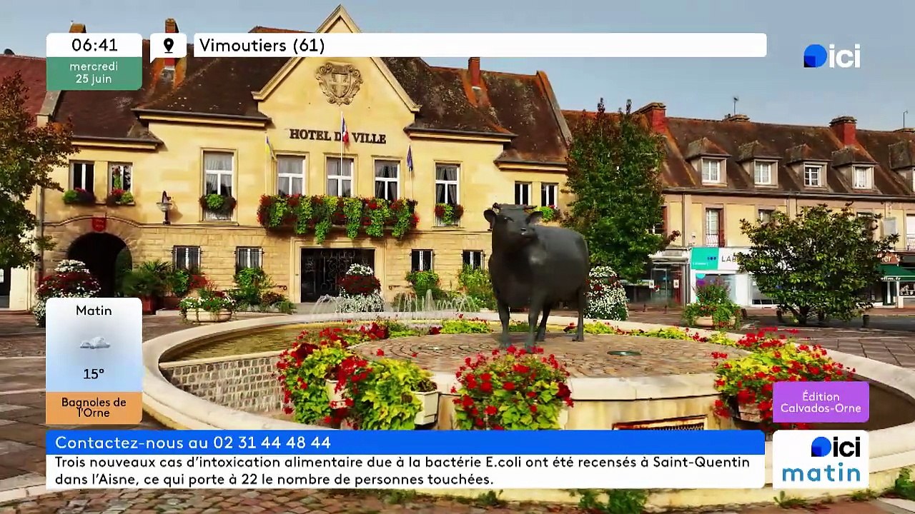 25/06/2025 - ici matin parici Normandie (Calvados - Orne) en vidéo