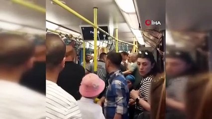 Bursa'da metroda ortalık karıştı!
