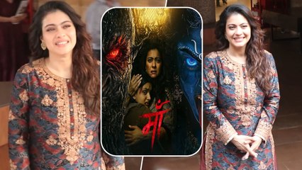 National Capital DELHI: Kajol Promotes Her Upcoming Movie 'MAA' In An Elegant Ethnic Avatar