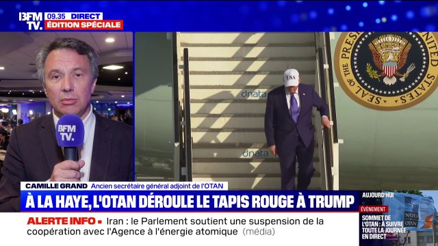 C'est un peu embarrassant Mark Rutte : Camille Grand, ex-secrétaire général adjoint de l'Otan, réagit aux échanges entre Donald Trump et le patron de l'Otan