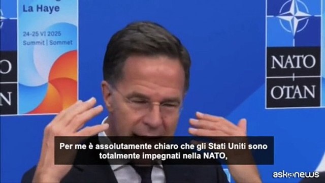 Nato, Rutte: pieno sostegno degli Usa alla difesa reciproca
