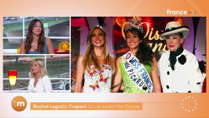 L'ancienne Miss France Rachel Legrain-Trapani a révélé avoir "fugué" peu après le début de son règne lors de son passage dans l'émission Télématin sur France 2.
Crédit : Télématin/France 2