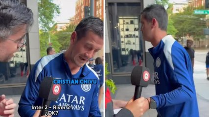 Il tifoso del River gli chiede il biscotto: Chivu se ne va