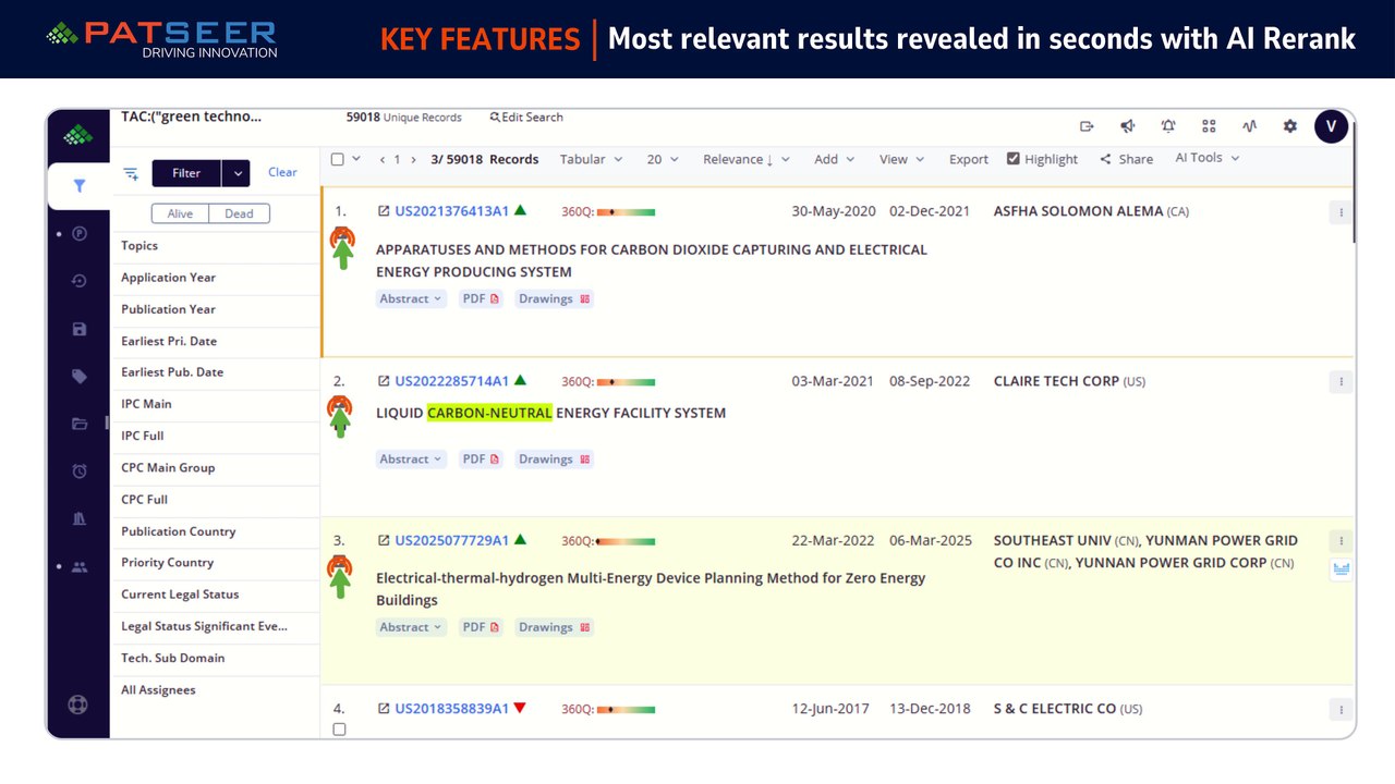 Most relevant results revealed in seconds with AI Rerank