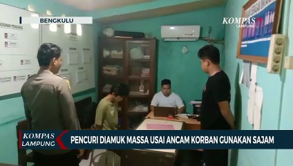 Pencuri Diamuk Massa Usai Ancam Korban Gunakan Sajam