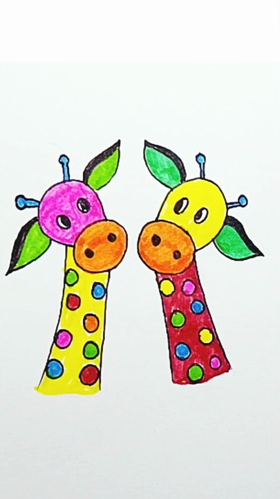 How to draw giraffe