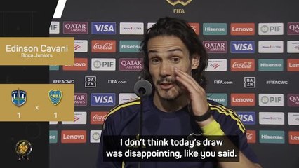 Cavani says Boca must improve after Auckland shocker