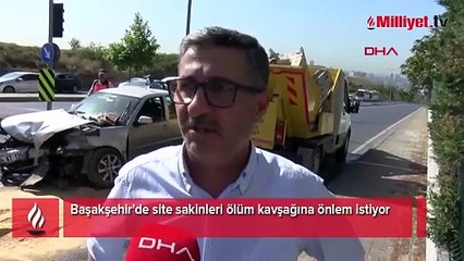 4 ayda 4 kaza: Site sakinleri ölüm kavşağına önlem istiyor