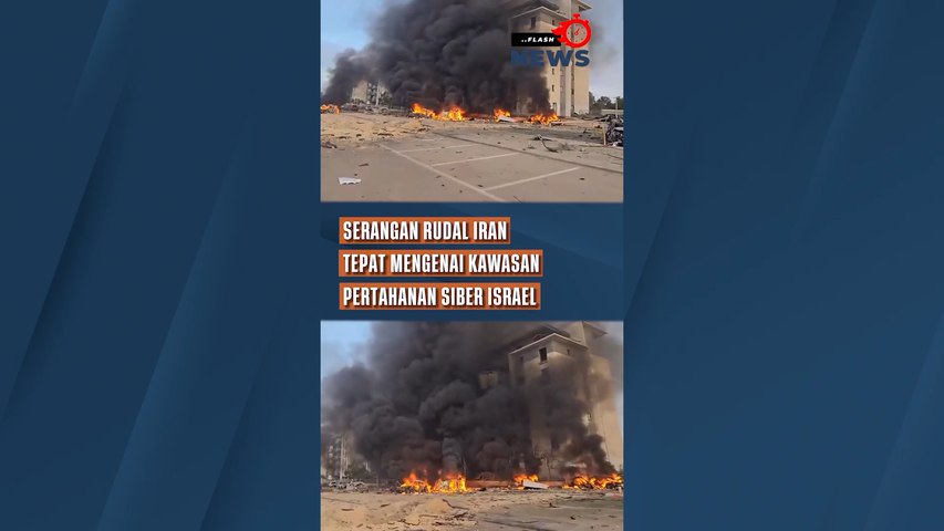 Serangan Rudal Iran Tepat Mengenai Kawasan Pertahanan Siber Israel