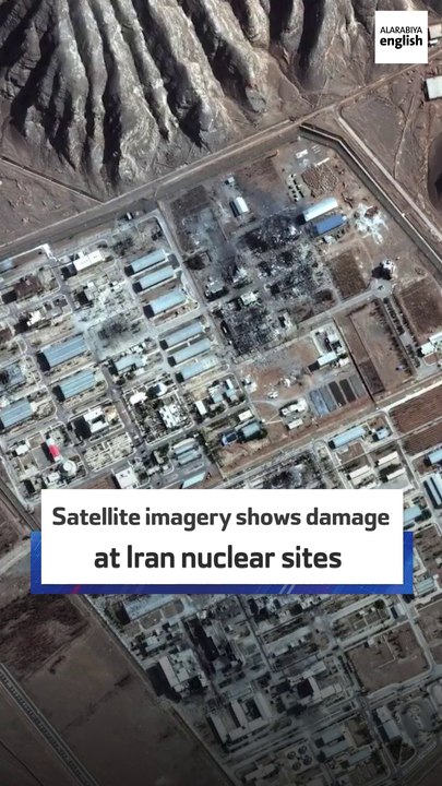 Satellite imagery shows damage at Iran nuclear sites
