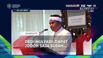 Kocak! Kelakar Dedi Mulyadi Depan Menteri KKP: Jangankan Dapat Bintang, Dapat Jodoh Saja Susah