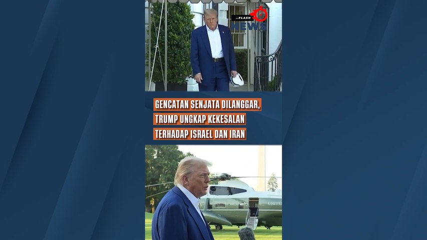 Gencatan Senjata Dilanggar, Trump Ungkap Kekesalan Terhadap Israel dan Iran