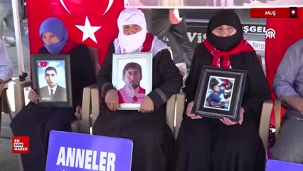 Muş’ta aileler DEM Parti binası önünde evlat nöbetini sürdürüyor