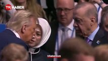 Cumhurbaşkanı Erdoğan NATO zirvesinde! Ayaküstü Trump'la konuştu