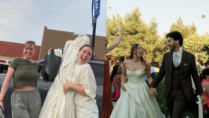 Bride Refurbishes $25 Thrift Shop Find Into Dream Wedding Dress