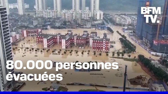 Plus de 80.000 personnes évacuées après des inondations dans le sud-ouest de la Chine