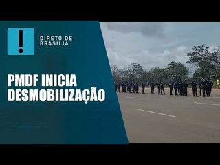 Polícia Militar do DF inicia desmobilização de acampamento no QG do Exército em Brasília