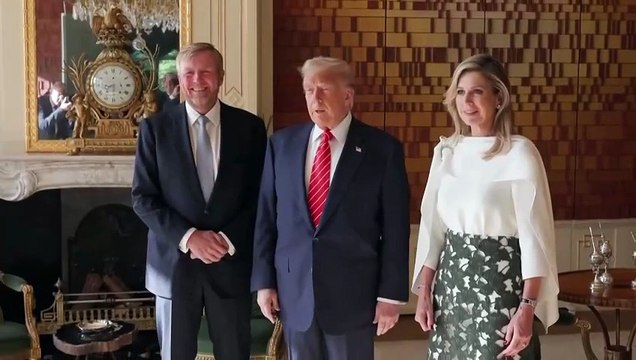 Trump skips hotel for stay at Dutch royal palace during NATO summit