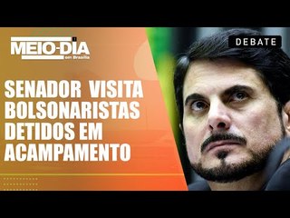 "Ninguém morreu lá", diz Marcos do Val após visita aos detidos para triagem em Brasília