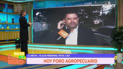 HOY INICIA EL FORO AGROPECUARIO