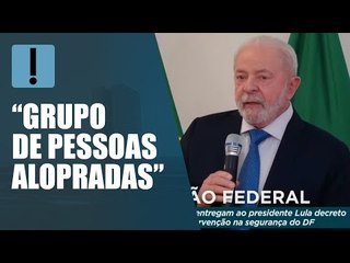 Lula diz que prefere pensar que não houve tentativa de golpe