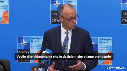 Merz: la parte europea della Nato dovrà fare di più nei prossimi anni