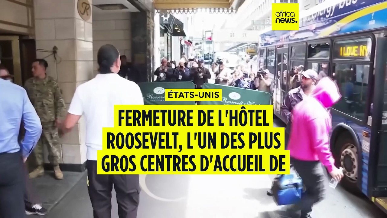 Fermeture de l'hôtel Roosevelt, l'un des centres d'accueil de migrants à New-York