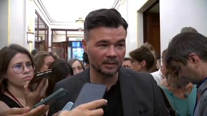 Rufián duda de si el caso Koldo "son tres listos o estamos ante la Gürtel del PSOE"
