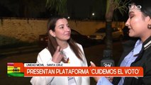 PRESENTAN PLATAFORMA CUIDEMOS EL VOTO