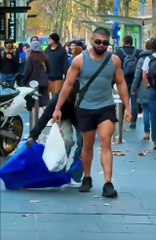 Fun in shopping mall