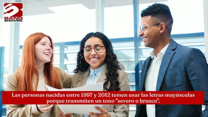 Jóvenes de la generación Z odian las mayúsculas