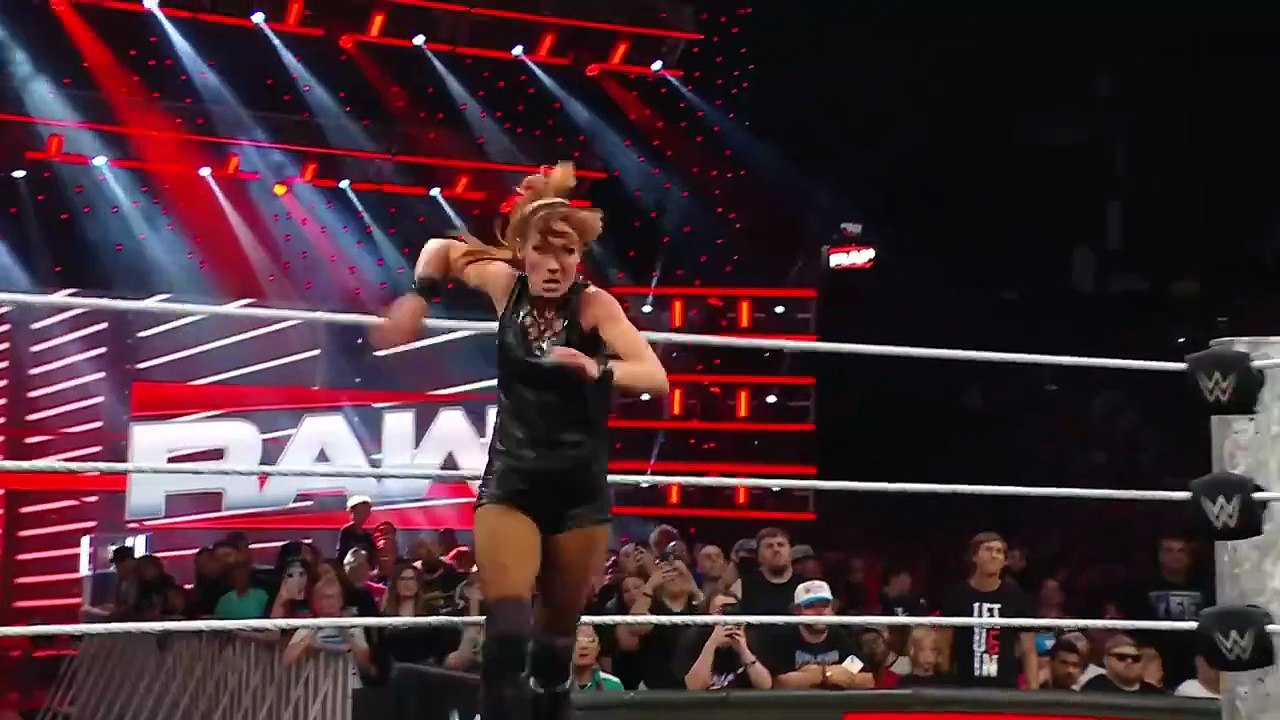 Lyra Valkyria interrupts Becky Lynch’s title match against Bayley Raw highlights June 23 2025