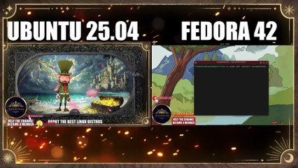 FEDORA 42 X UBUNTU 25.04
