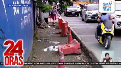 Natenggang sidewalk project, inireklamo dahil takaw-aksidente | 24 Oras