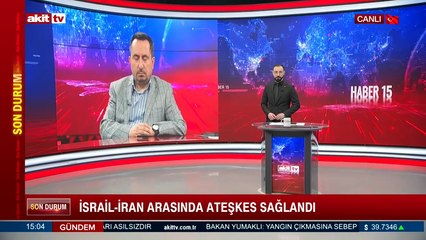 İSRAİL-İRAN Arasında ateşkes sağlandı