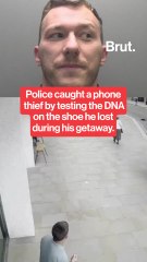 Police caught thief by testing the DNA on his lost shoe.